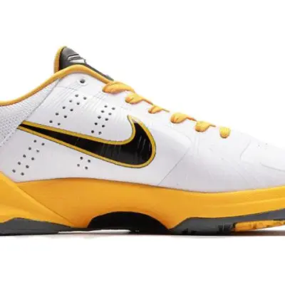 Nike Zoom Kobe 5 ‘White Black Del Sol Metallic Silver’