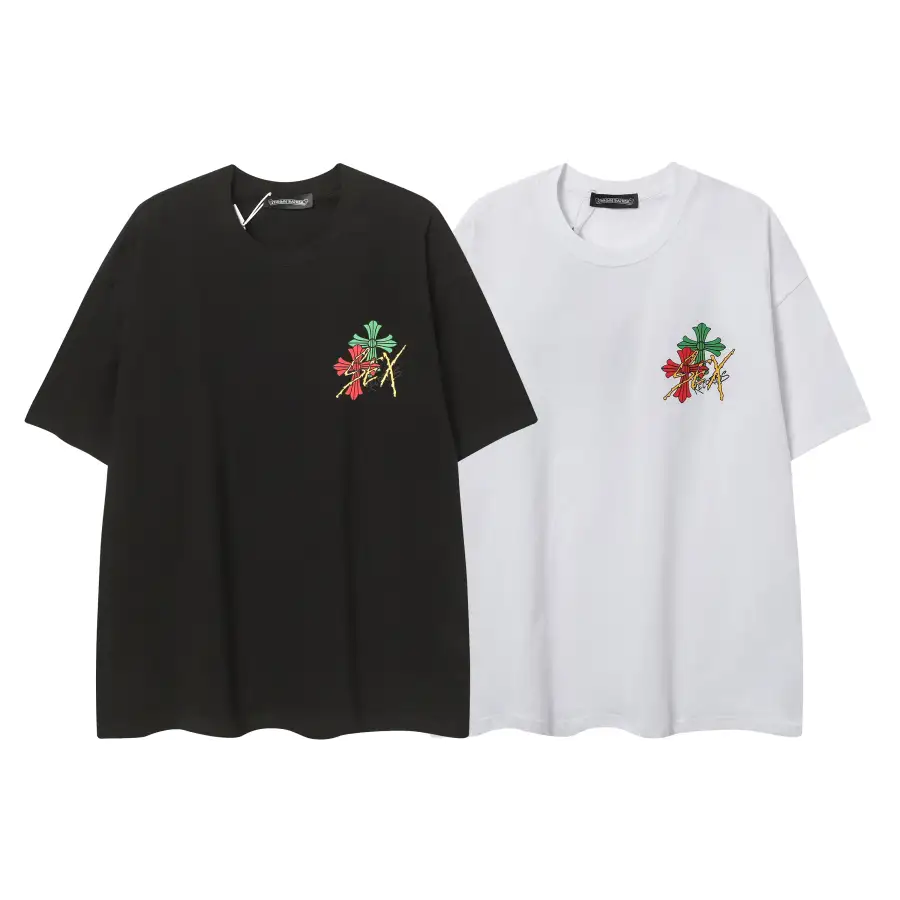 CHROME HEARTS BLACK WHITE T-SHIRT-9