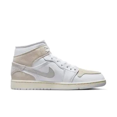 Air Jordan 1 Mid SE Craft ‘Inside Out White Grey’