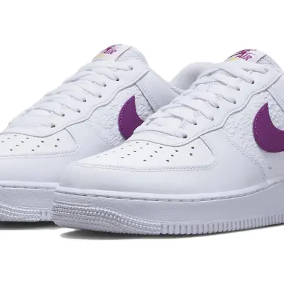 Nike Air Force 1 ’07 ‘Embossed Hoops – Lakers’
