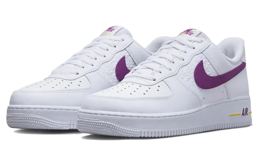 Nike Air Force 1 ’07 ‘Embossed Hoops – Lakers’