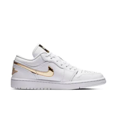 Air Jordan 1 Retro Low ‘White Metallic Gold’