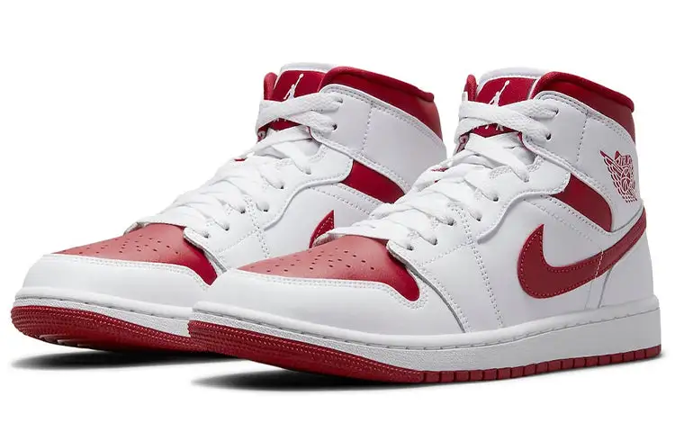 Air Jordan 1 Mid ‘University Red White’