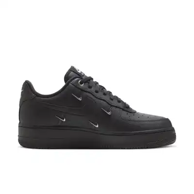 Nike Air Force 1 Low ‘Black Silver Mini Swoosh’