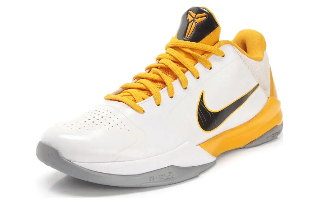 Nike Zoom Kobe 5 ‘White Black Del Sol Metallic Silver’