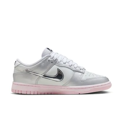 Nike Dunk Low LX ‘Metallic Silver Pink’