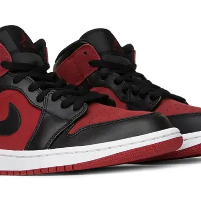 Air Jordan 1 Mid ‘Reverse Banned Gym Red Black’