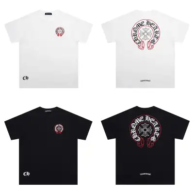 CHROME HEARTS BLACK WHITE T-SHIRT-12