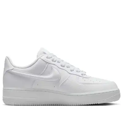 Nike Air Force 1 Low ’07 Next Nature ‘Triple White Bulbous Swoosh’