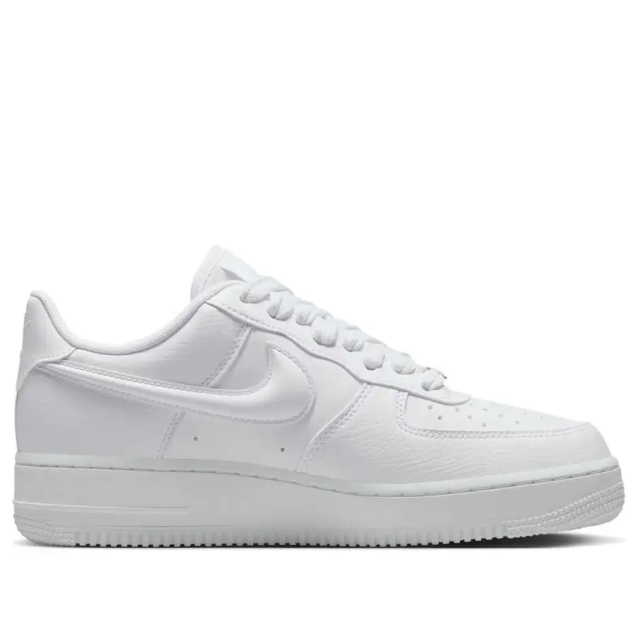 Nike Air Force 1 Low ’07 Next Nature ‘Triple White Bulbous Swoosh’