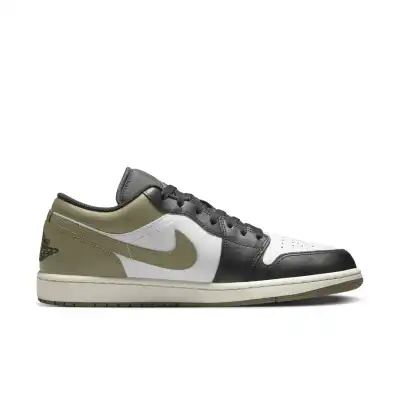 Air Jordan 1 Low ‘Black White Medium Olive’