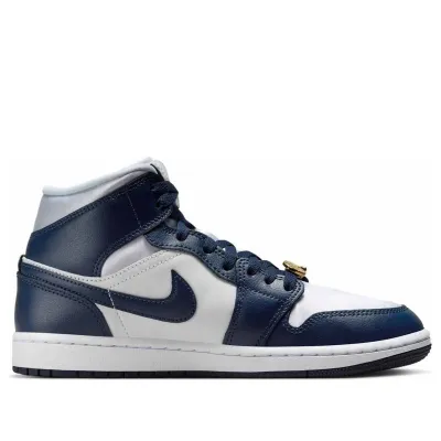 Air Jordan 1 Mid SE ‘Football Grey White Midnight Navy’
