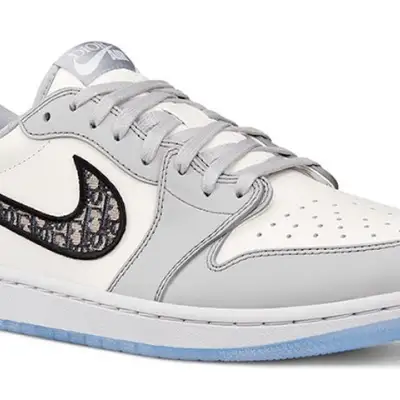 Air Jordan 1 Low x Dior ‘White Grey’