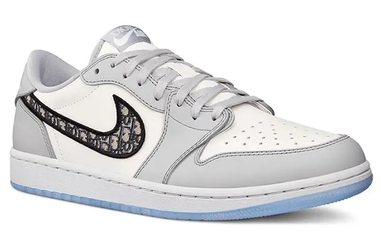 Air Jordan 1 Low x Dior ‘White Grey’