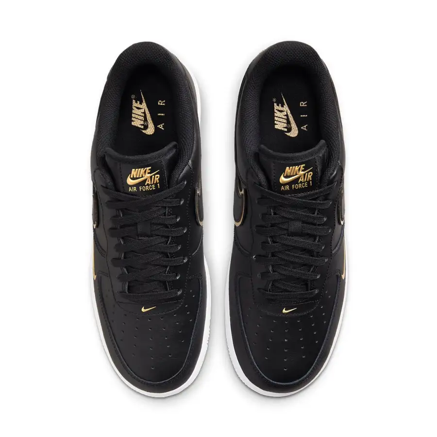 Nike Air Force 1 ’07 LV8 ‘Metallic Swoosh Pack – Black’