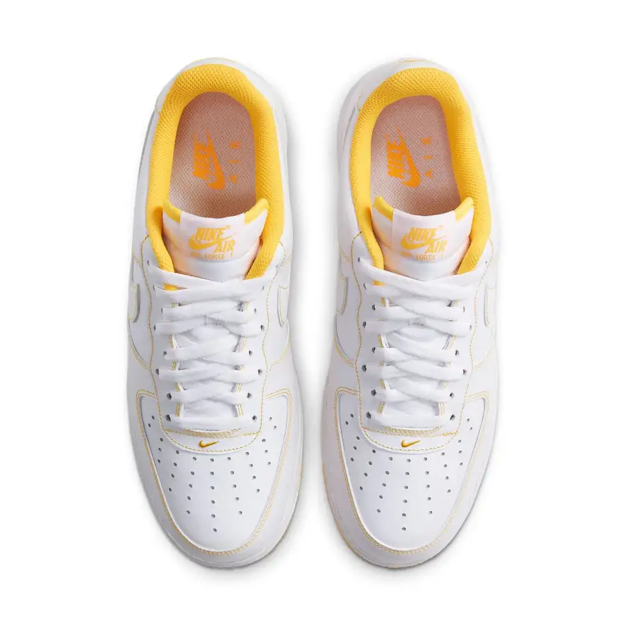 Nike Air Force 1 ’07 ‘Contrast Stitch – White Laser Orange’