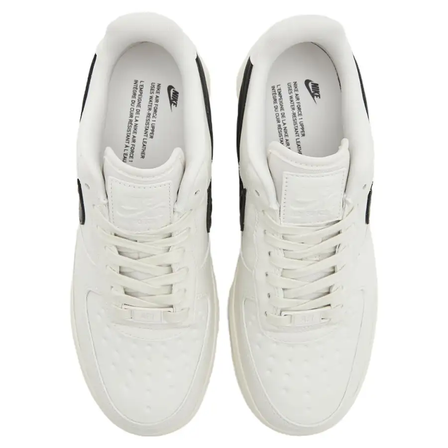 Nike Air Force 1 ’07 Quilted Swoosh ‘Beige Black’