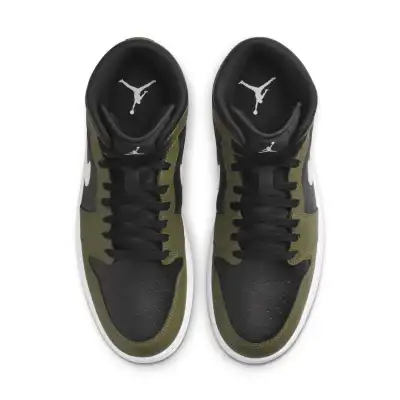 Air Jordan 1 Mid ‘Black Medium Olive’