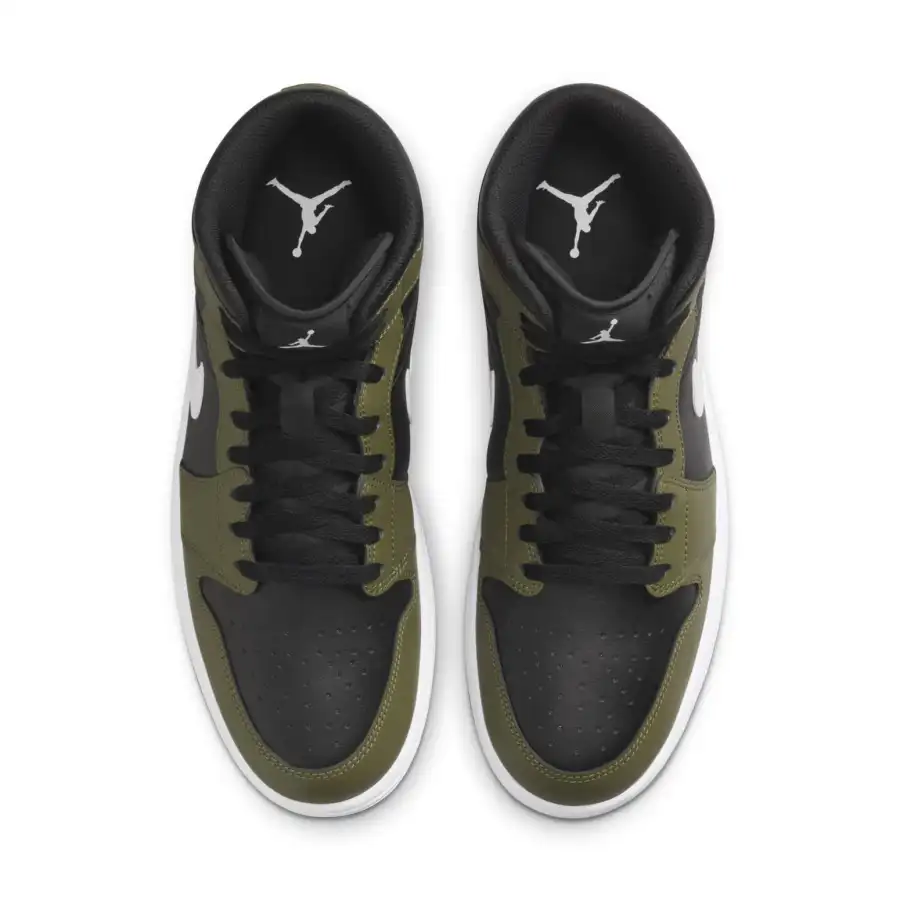 Air Jordan 1 Mid ‘Black Medium Olive’