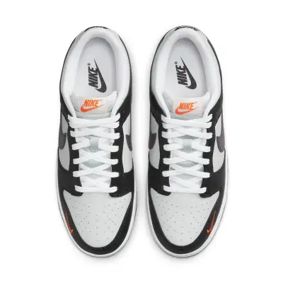 Nike Dunk Low ‘Black Total Orange Mini Swoosh’