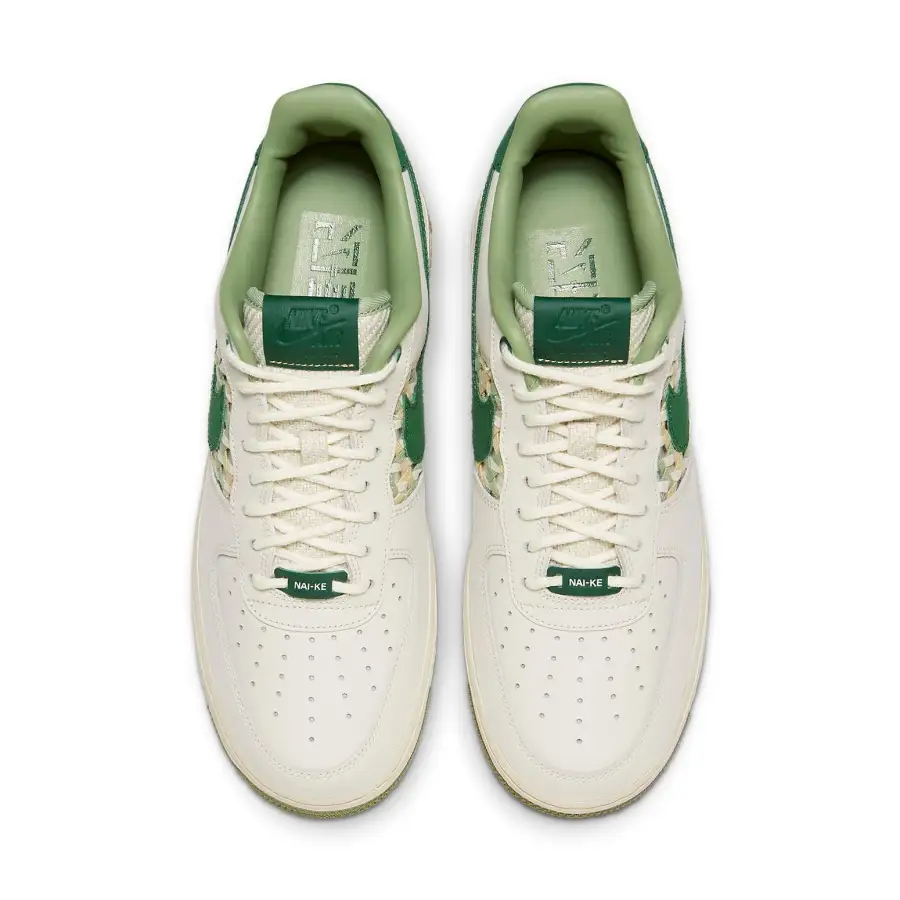 Nike Air Force 1 Low ‘NAI-KE Light Bone Gorge Green’