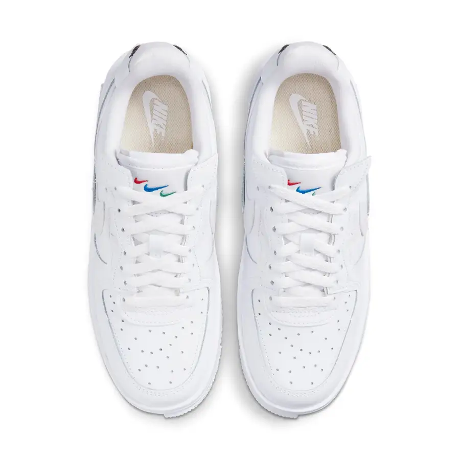 Nike Air Force 1 Fontanka ‘Triple White Multi Color Swoosh’