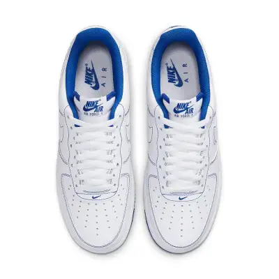 Nike Air Force 1 ’07 ‘Contrast Stitch – White Game Royal’