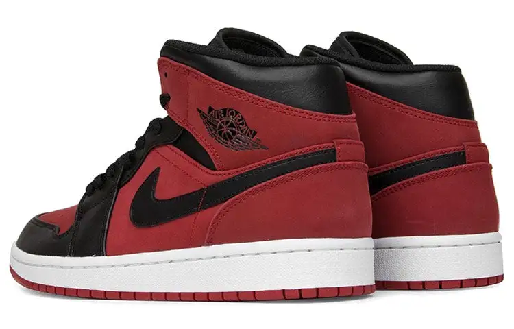 Air Jordan 1 Mid ‘Reverse Banned Gym Red Black’