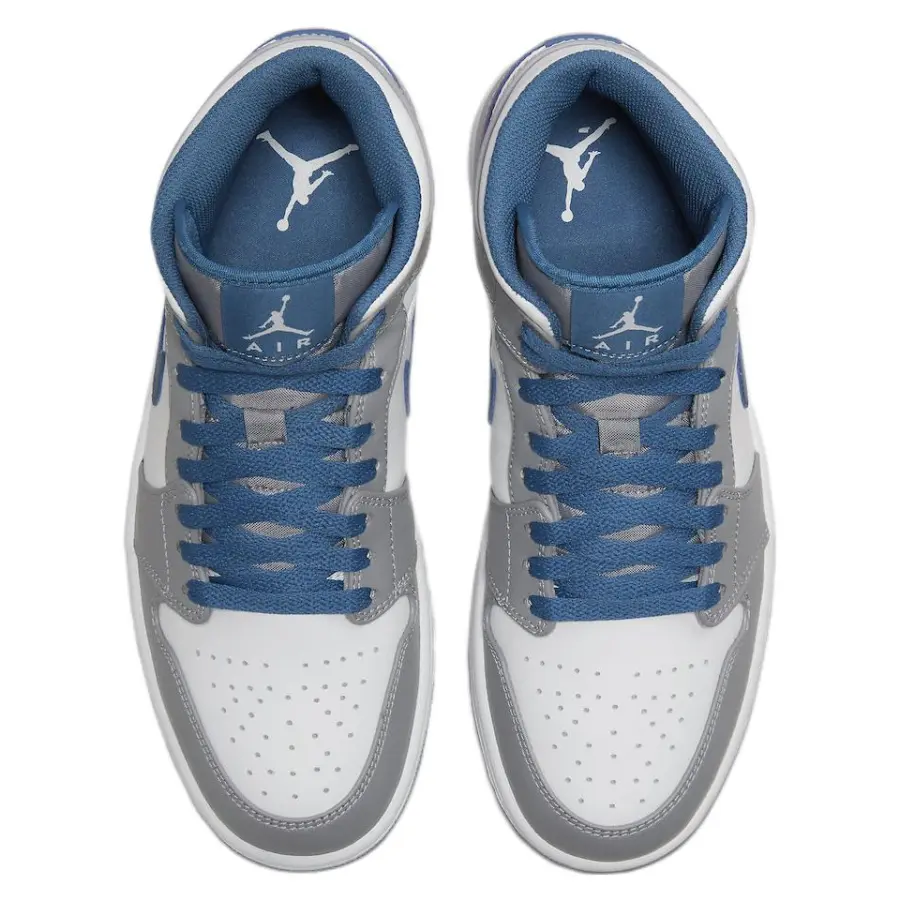 Air Jordan 1 Mid ‘Cement Grey True Blue’