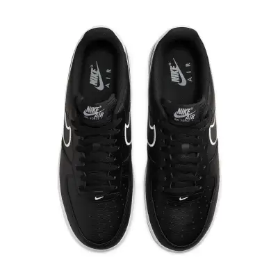 Nike Air Force 1 ’07 ‘Embroidered Swoosh – Black’