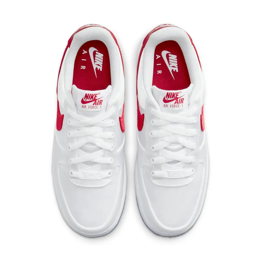Nike Air Force 1 Low ’07 ‘Satin White Varsity Red’