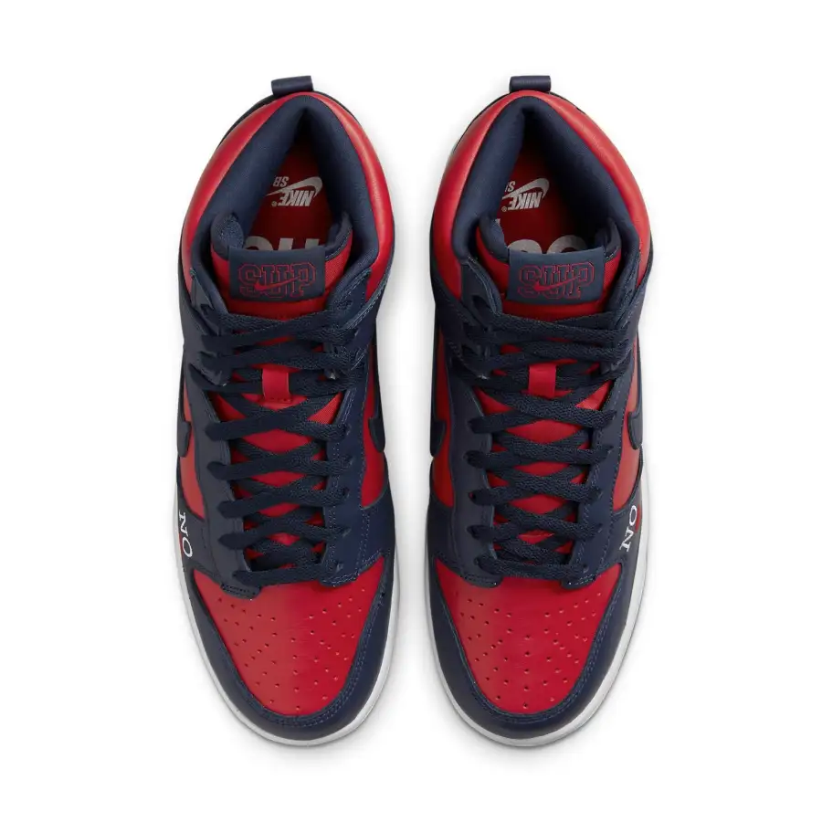 Nike x Supreme SB Dunk High ‘By Any Means – Red Navy’