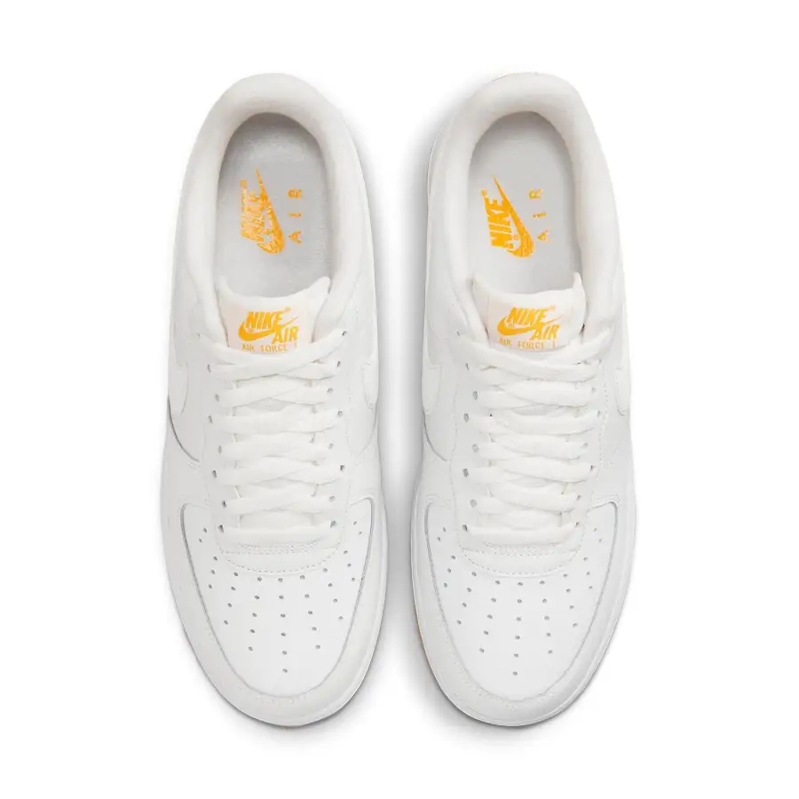 Nike Air Force 1 Low ’07 ‘White University Gold Gum’
