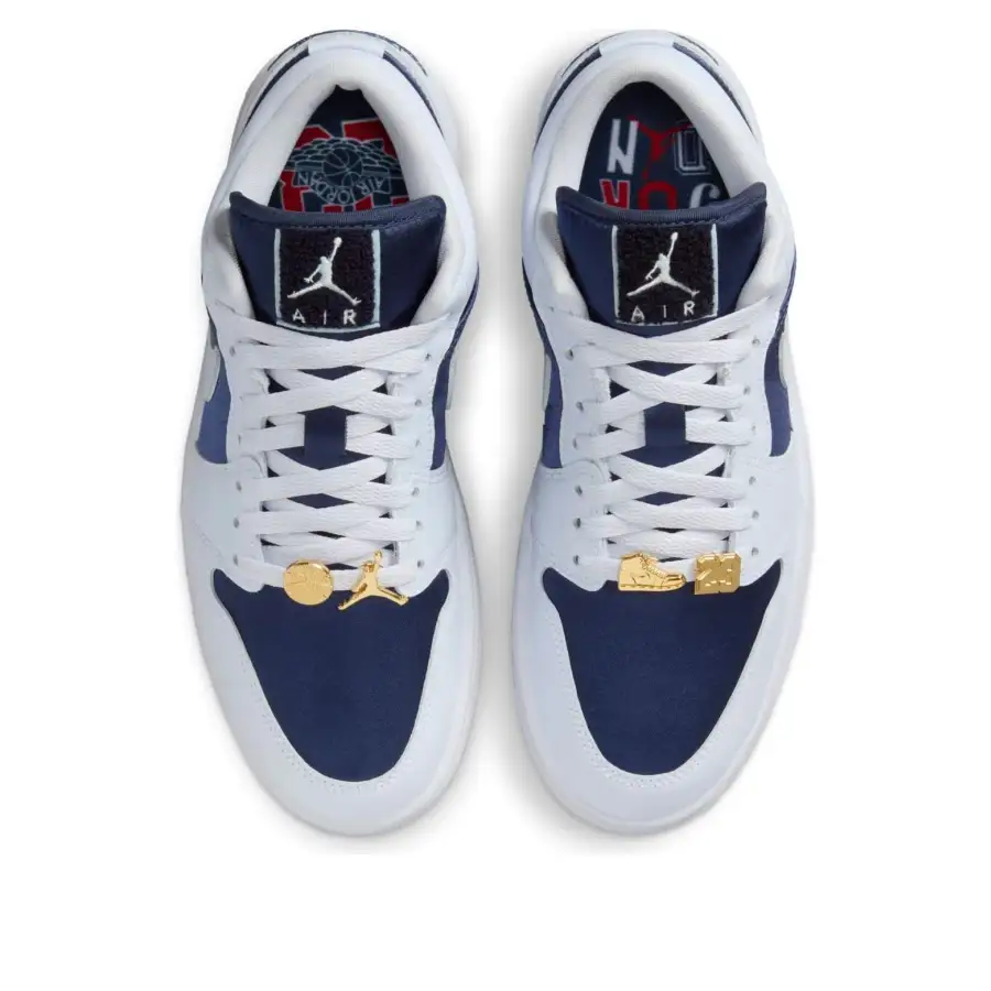 Air Jordan 1 Low SE ‘Football Grey White Gym Red Midnight Navy’