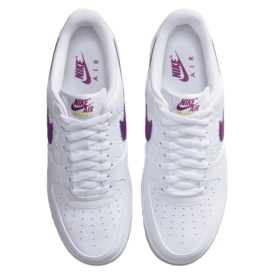Nike Air Force 1 ’07 ‘Embossed Hoops – Lakers’