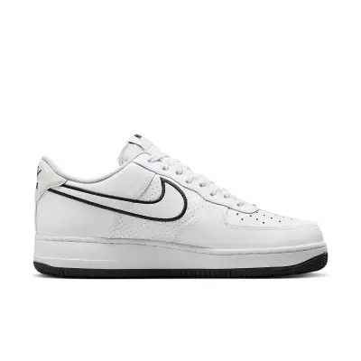 Nike Air Force 1 ’07 ‘Embroidered Swoosh – White Black’