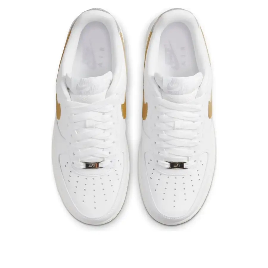 Nike Air Force 1 ’07 ‘White Metallic Gold’