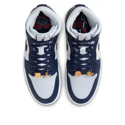 Air Jordan 1 Mid SE ‘Football Grey White Midnight Navy’