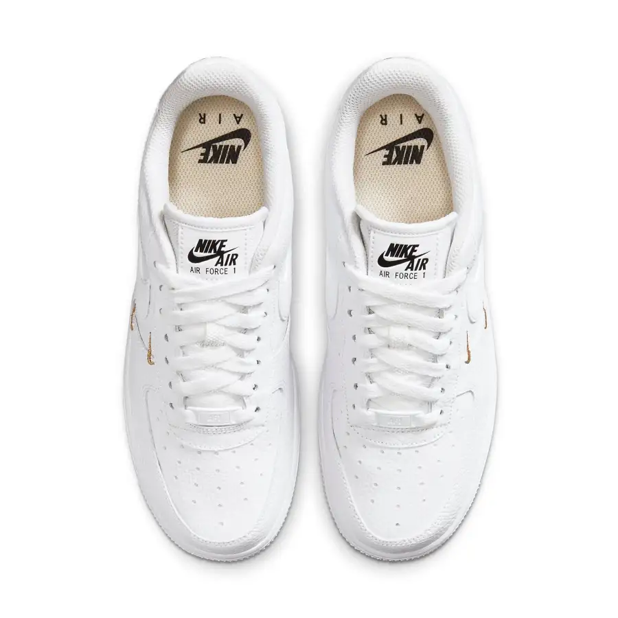 Nike Air Force 1 ’07 Essential ‘White Metallic Gold’