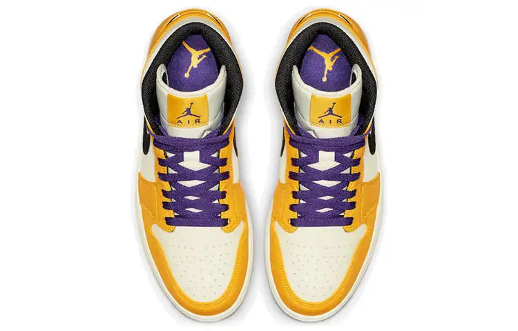 Air Jordan 1 Mid ‘Lakers Gold’
