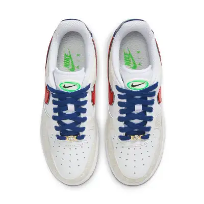 Nike Air Force 1 ’07 LX ‘Just Do It – White University Red Snakeskin’