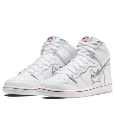 Nike x Oski SB Dunk High Shark ‘White Grey’