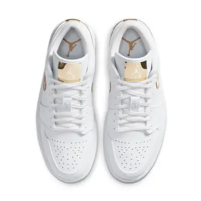 Air Jordan 1 Retro Low ‘White Metallic Gold’