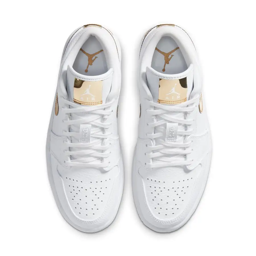 Air Jordan 1 Retro Low ‘White Metallic Gold’