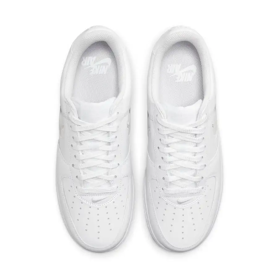 Nike Air Force 1 Low 07 Retro ‘Color of the Month Jewel Swoosh Triple White’