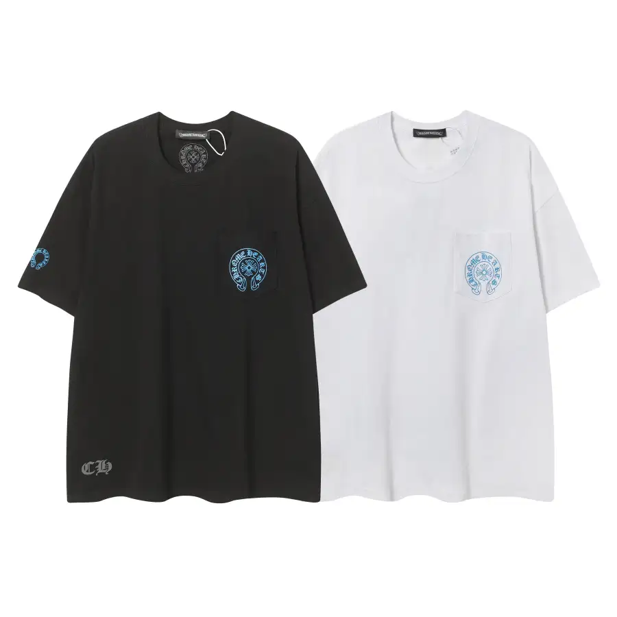 CHROME HEARTS BLACK WHITE T-SHIRT-7