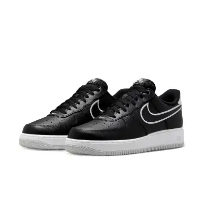 Nike Air Force 1 ’07 ‘Embroidered Swoosh – Black’