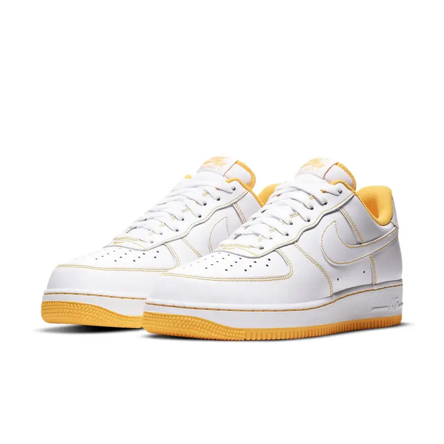 Nike Air Force 1 ’07 ‘Contrast Stitch – White Laser Orange’