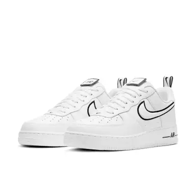 Nike Air Force 1 ‘White Black Outline Swoosh’