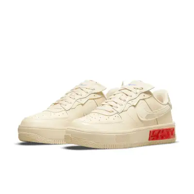 Nike Air Force 1 Fontanka ‘Pearl White University Red’